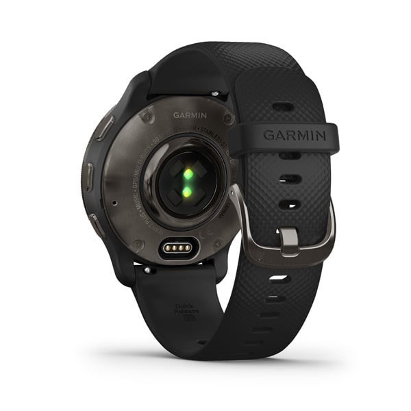 Venu 2 Plus Slate Stainless Steel Bezel with Black