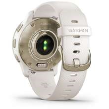 Venu 2 Plus Cream Gold Stainless Steel Bezel with Ivory Case 